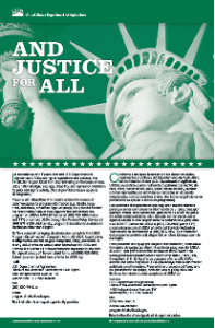 Justice for all poster