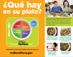 Whats on Your Plate MiniPoster Spanish Benefits front